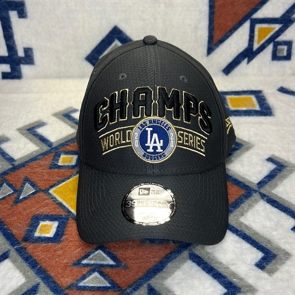 New Era 2020 Champs Los Angeles Dodgers Fitted Hat Cap MVP 5 Cody Seager